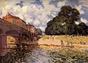 Bridge at Hampton Court Alfred Sisley